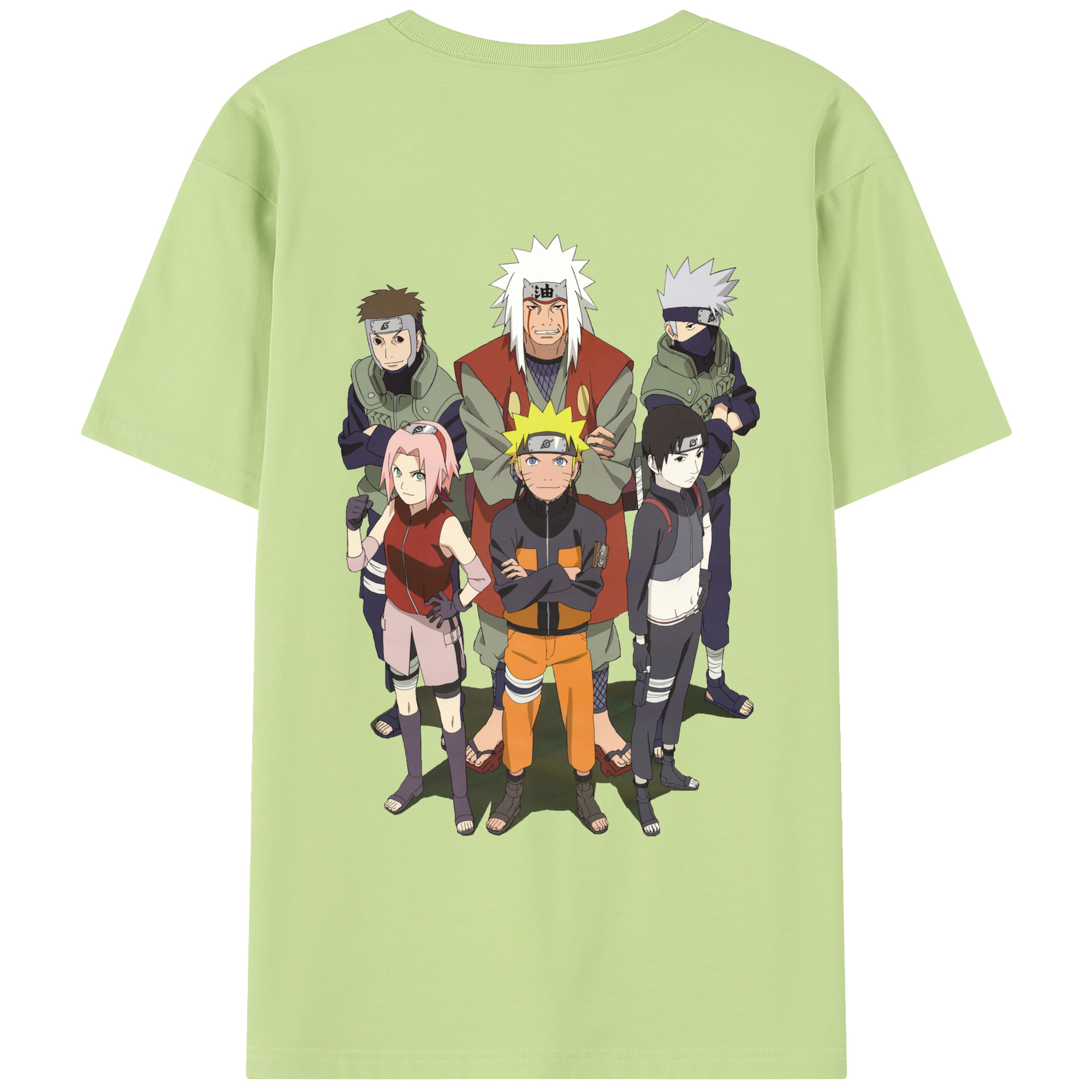 （画像用） NARUTO -ナルト- うずまき ナルト Uzumaki Naruto 綿100％半袖Tシャツ（背面プリント）